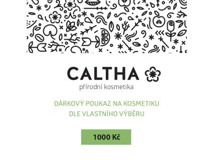 Dárkový poukaz 1000 Kč