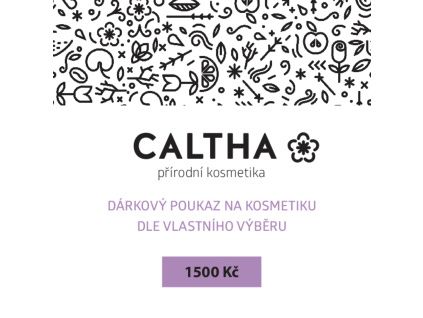 Dárkový poukaz 1500 Kč
